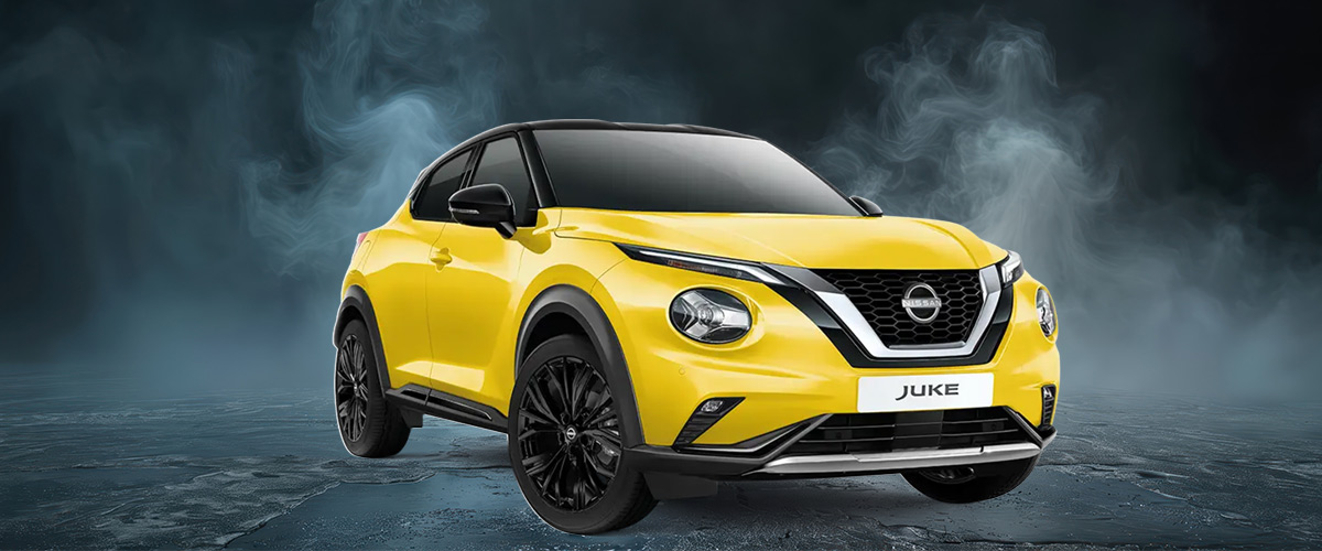 zu sehen: Nissan Juke in Gelb