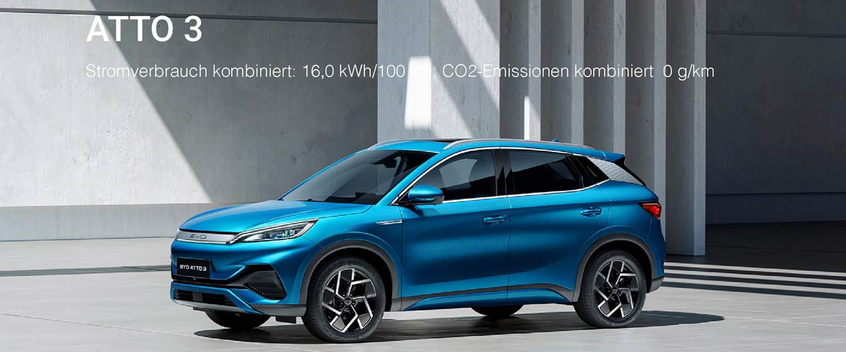Bild zeigt den BYD Atto 3